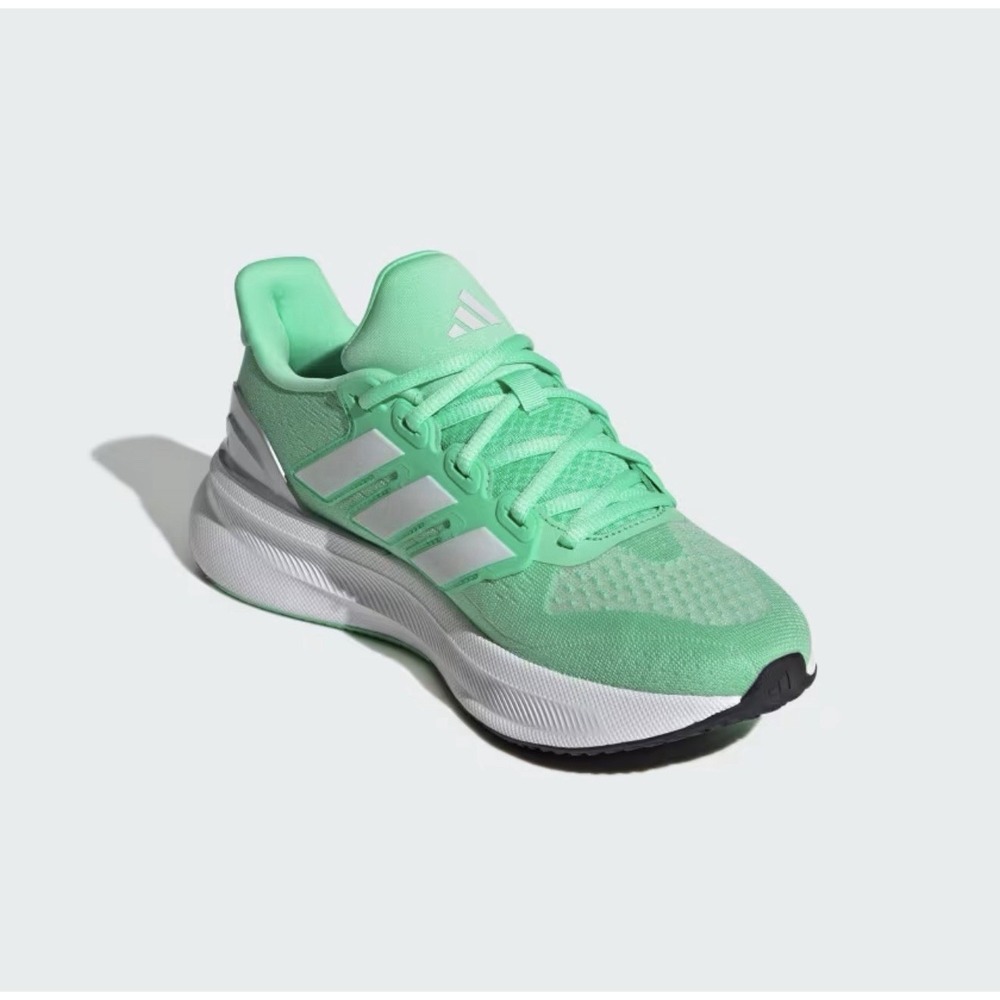 adidas Ultrarun 5 W Green Glow Men's Size 8.5 Dash Grey Core Black - Picture 10 of 13